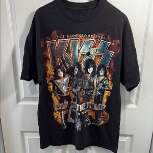 KISS Black Graphic T-Shirt